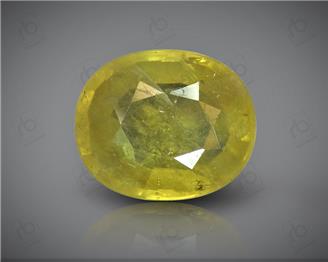 Natural Heated & Treated Yellow Sapphire Certified 3.99 (CTS) ( 88609 )